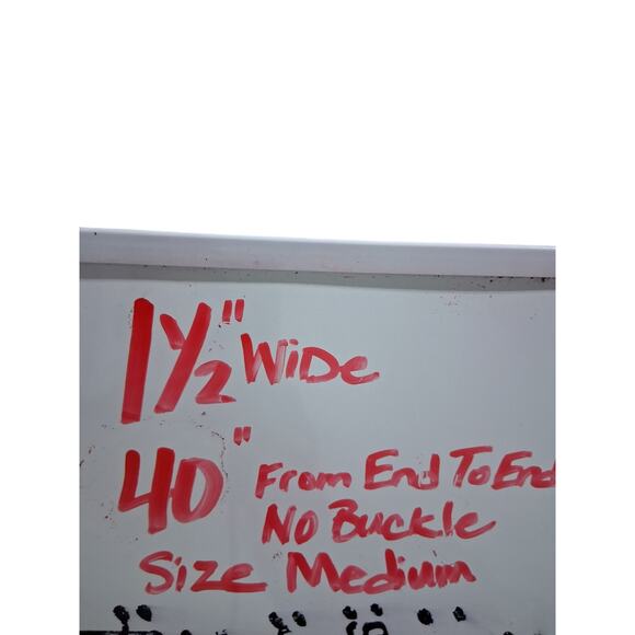 Y2K Fossil Stone Leather Women's size Medium 27" Grungecore Academia Prep Belt - Picture 7 of 7